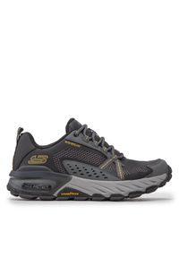 skechers - Skechers Sneakersy Max Protect 237303/BKCC Szary. Kolor: szary. Materiał: skóra