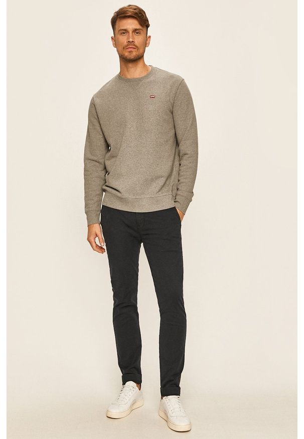 Levi's® - Levi's - Spodnie. Okazja: na spotkanie biznesowe. Kolor: niebieski. Materiał: tkanina. Styl: biznesowy