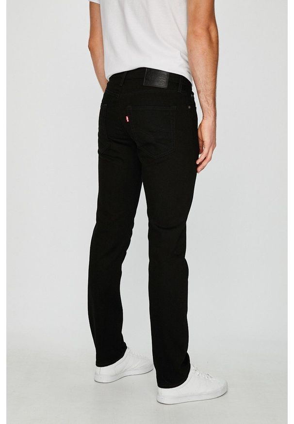 Levi's® - Levi's - Jeansy 502. Okazja: na spotkanie biznesowe. Kolor: czarny. Wzór: aplikacja. Styl: biznesowy