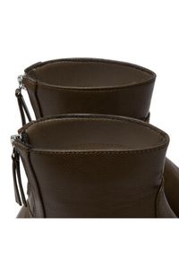 DeeZee Botki ZALY8813-8 Zielony. Kolor: zielony. Materiał: skóra #5