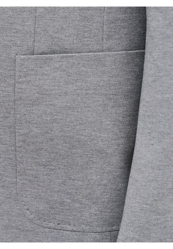 Pako Lorente - PAKO LORENTE - Jasnoszara marynarka z dzianiny. Kolor: szary. Materiał: dzianina. Sezon: wiosna