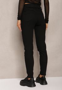 Renee - Czarne Bawełniane Spodnie Skinny Caveliemes. Kolor: czarny. Materiał: bawełna