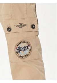 Aeronautica Militare Spodnie cargo 241PA1601CT3254 Beżowy Regular Fit. Kolor: beżowy. Materiał: bawełna #5