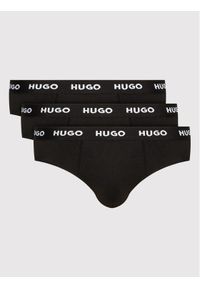 Hugo - HUGO Komplet slipów 50469763 Czarny. Kolor: czarny. Materiał: bawełna