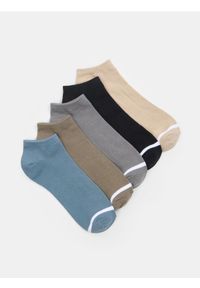 Sinsay - Bawełniane skarpetki 5 pack - wielobarwny. Materiał: bawełna #1