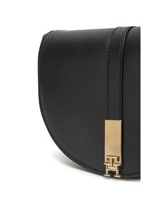 TOMMY HILFIGER - Tommy Hilfiger Torebka Heritage Saddle Bag AW0AW17164 Czarny. Kolor: czarny. Materiał: skórzane #6