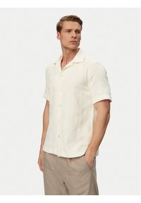 JOOP! Jeans Koszula Hanau 30102527 Kremowy Regular Fit. Kolor: kremowy. Materiał: bawełna #1