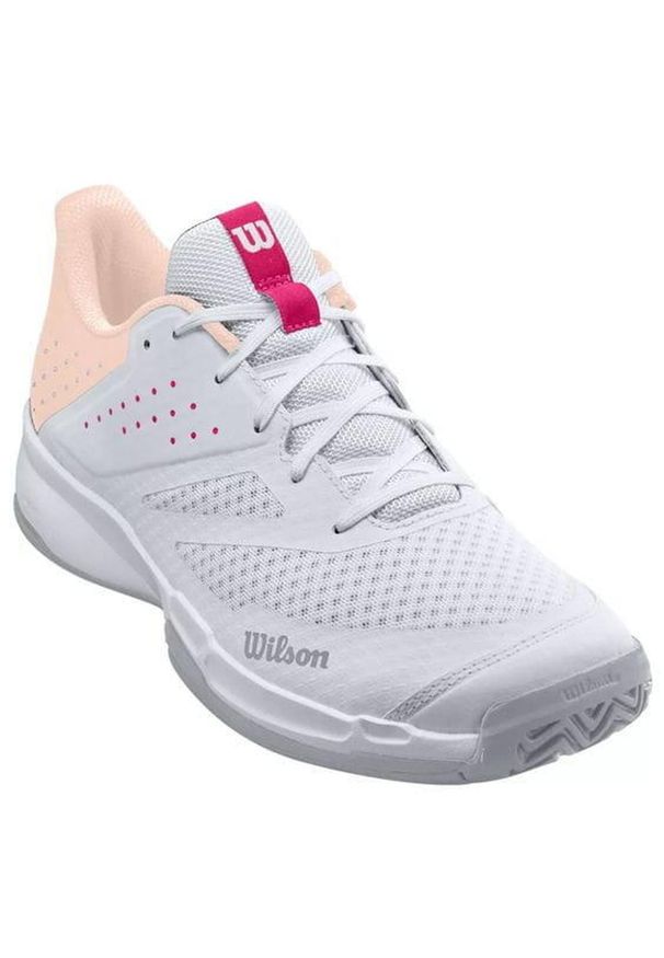 Buty tenisowe damskie Wilson Kaos Stroke 2.0. Kolor: różowy, wielokolorowy, biały. Sport: tenis