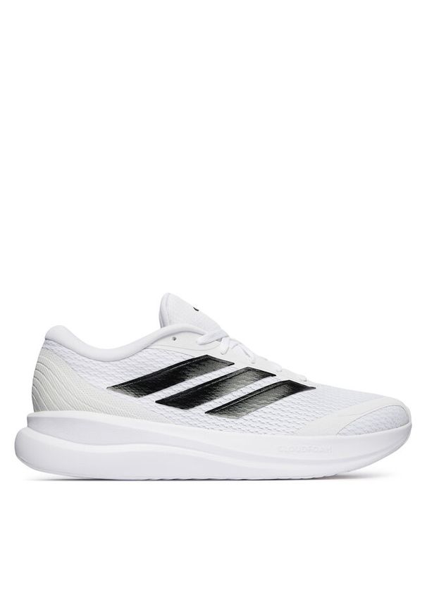 Adidas - Buty do biegania adidas. Kolor: biały. Model: Adidas Cloudfoam. Sport: bieganie