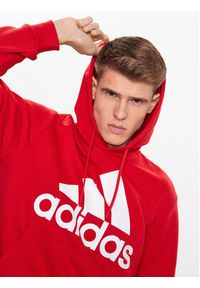 Adidas - adidas Bluza IJ8911 Czerwony Regular Fit. Kolor: czerwony. Materiał: bawełna #2