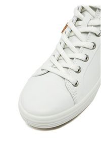 ecco - ECCO Sneakersy Soft 7 Ladies 430023 01007 Biały. Kolor: biały. Materiał: skóra #6
