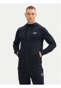 EA7 Emporio Armani Dres 8NPV62 PJVRZ UB102 Granatowy Regular Fit. Kolor: niebieski. Materiał: bawełna #3