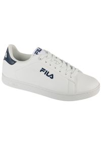 Fila - Buty sportowe Sneakersy męskie, Crosscourt Line. Kolor: biały. Materiał: guma, syntetyk, tkanina, materiał. Sport: turystyka piesza #1