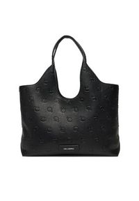 Karl Lagerfeld - KARL LAGERFELD Torebka A3W30302 Czarny. Kolor: czarny. Materiał: skórzane #5