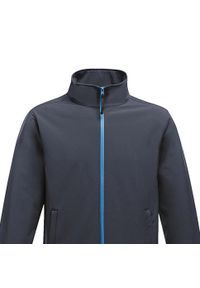 Regatta - Kurtka Damska Ablaze Printable Soft Shell. Kolor: niebieski. Sport: turystyka piesza