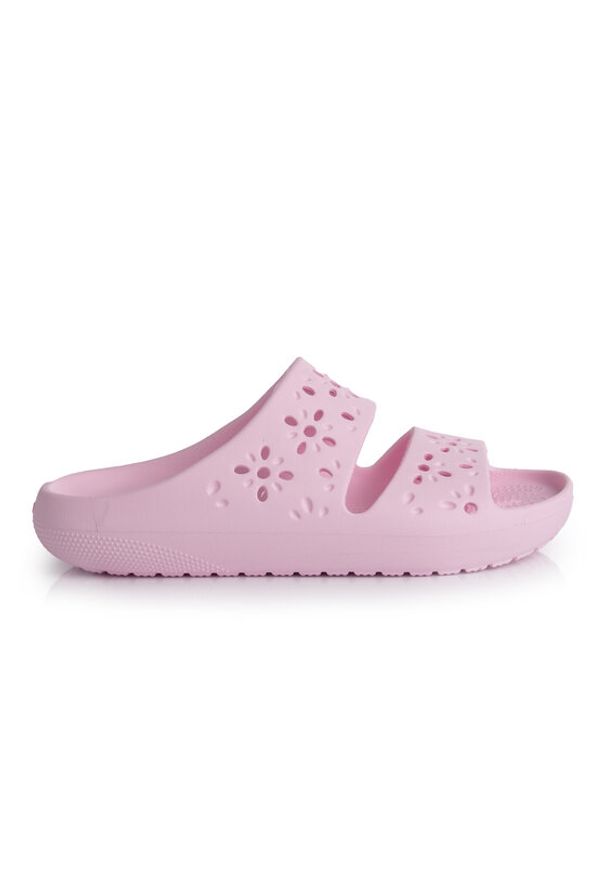Crocs Klapki Classic Floral Cutout Sandal 210966 Różowy. Kolor: różowy