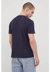 Lee Cooper t-shirt bawełniany kolor granatowy z nadrukiem. Kolor: niebieski. Materiał: bawełna. Wzór: nadruk