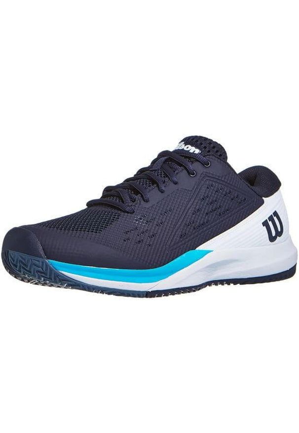 Buty tenisowe męskie Wilson Rush Pro Ace. Kolor: niebieski, biały, wielokolorowy. Sport: tenis