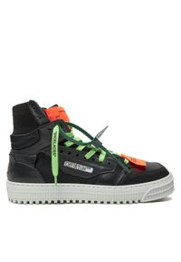 OFF-WHITE - Off-White Sneakersy OMIA065S22LEA0031010 Czarny. Kolor: czarny. Materiał: skóra #1