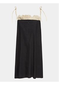 Undress Code Sukienka letnia Bambina 555 Czarny Regular Fit. Kolor: czarny. Materiał: bawełna. Sezon: lato #5