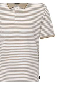 Bugatti Polo 8150-75092C Beżowy Regular Fit. Typ kołnierza: polo. Kolor: beżowy. Materiał: bawełna #2