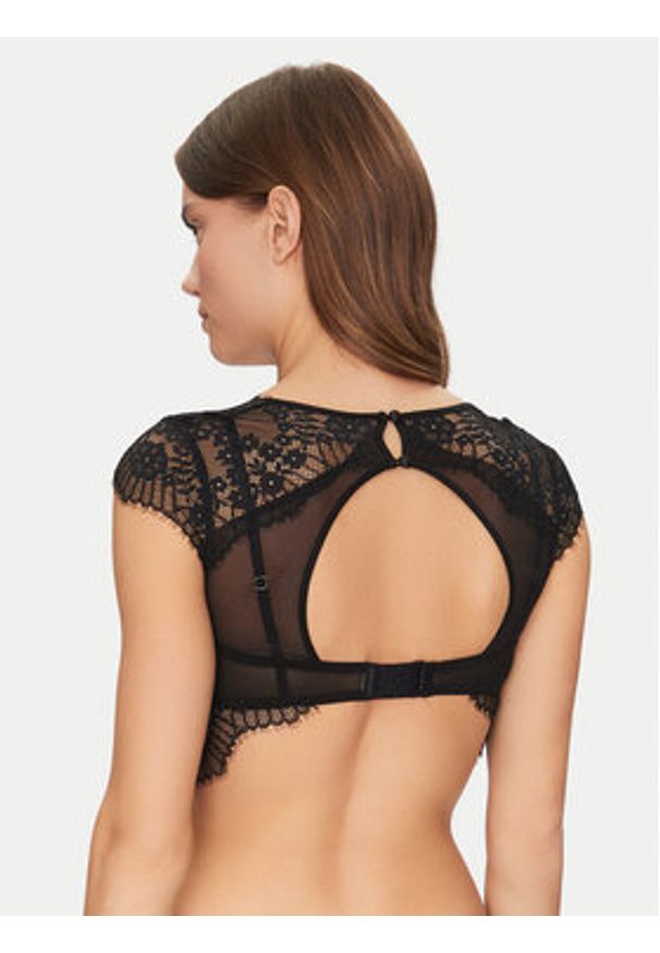 Hunkemöller Biustonosz braletka Daphne 300218 Czarny. Kolor: czarny. Materiał: syntetyk