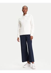 TOMMY HILFIGER - Tommy Hilfiger Sweter Fine WW0WW44993 Écru Regular Fit. Materiał: bawełna #3