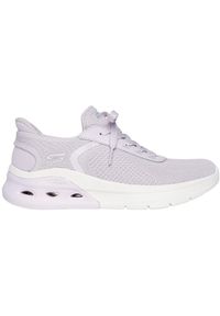 skechers - Adidasy Skechers Bobs Arc Waves 2.0 -, Kobiety. Kolor: fioletowy. Materiał: materiał
