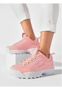 Fila Sneakersy Disruptor Wmn 1010302.40063 Różowy. Kolor: różowy. Materiał: skóra #4