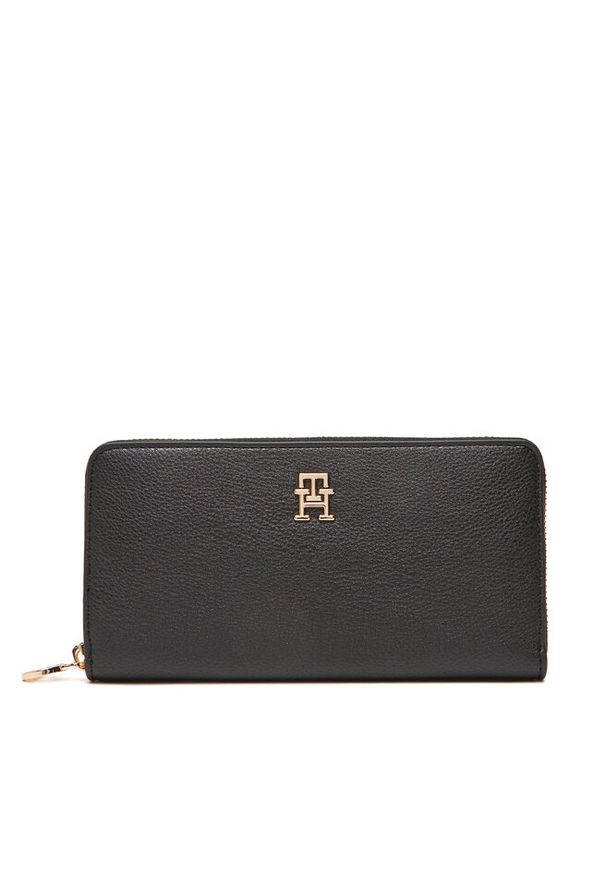 TOMMY HILFIGER - Duży Portfel Męski Tommy Hilfiger. Kolor: czarny