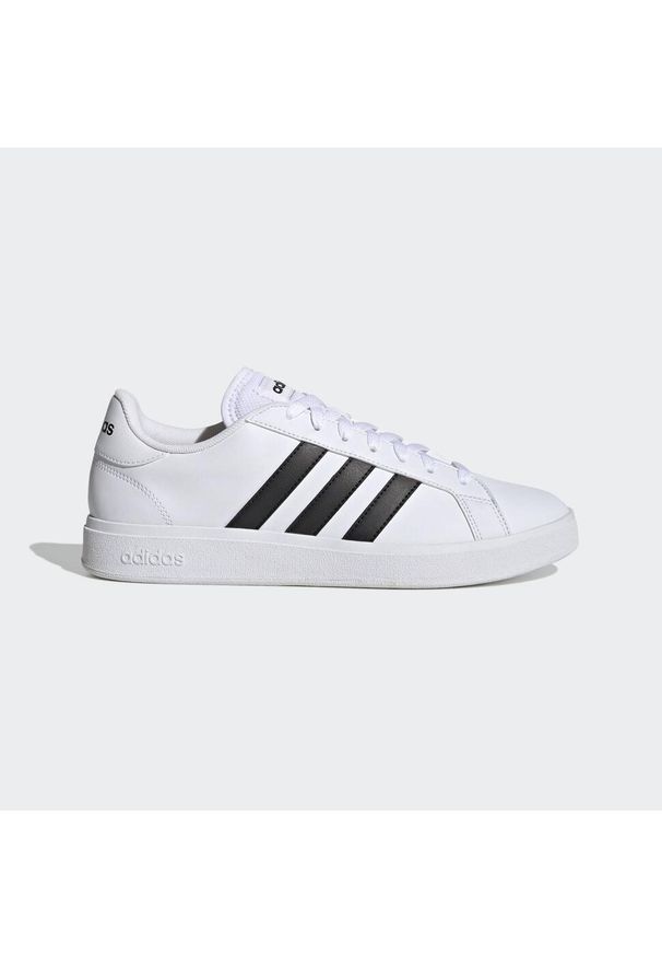 Adidas - Grand Court TD Lifestyle Court Casual Shoes. Okazja: na co dzień. Kolor: czarny, biały, wielokolorowy. Materiał: materiał