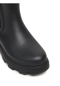 TOMMY HILFIGER - Tommy Hilfiger Kalosze Flag Ankle Warm Lining FW0FW08974 Czarny. Kolor: czarny. Materiał: kauczuk #4