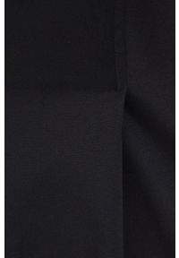 Samsoe & Samsoe - Samsoe Samsoe sukienka kolor czarny mini rozkloszowana. Kolor: czarny. Materiał: tkanina. Długość rękawa: krótki rękaw. Typ sukienki: rozkloszowane. Długość: mini #2