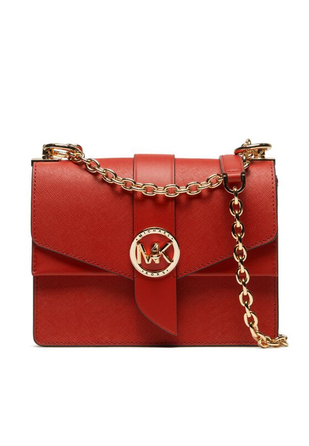 MICHAEL Michael Kors Torebka Greenwich 32S1GGRC0L Czerwony. Kolor: czerwony. Materiał: skórzane