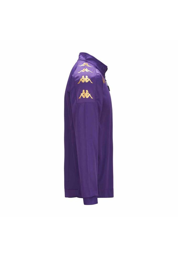 Dziecięca bluza dresowa Kappa Gassolo. Kolor: niebieski, wielokolorowy, fioletowy. Materiał: dresówka. Sport: piłka nożna