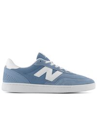 Buty męskie New Balance Numeric NM440BBW – niebieskie. Kolor: niebieski. Materiał: dresówka, zamsz, skóra, guma. Szerokość cholewki: normalna. Sport: skateboard