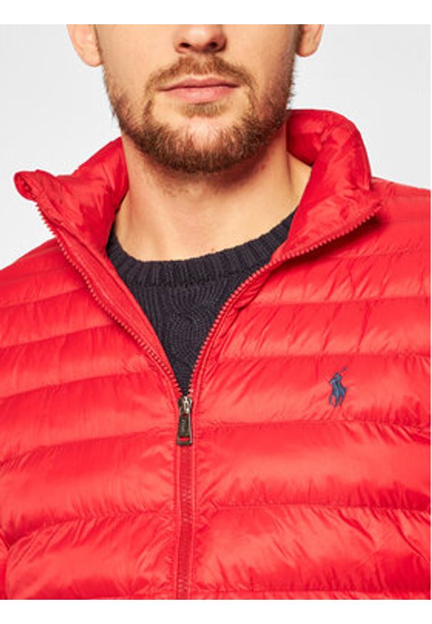 Polo Ralph Lauren Kurtka zimowa Terra 710810897004 Czerwony Regular Fit. Typ kołnierza: polo. Kolor: czerwony. Materiał: syntetyk. Sezon: zima