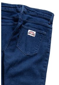 Wrangler - DAMSKIE SPODNIE JEANSOWE WRANGLER FLARE RINSEWASH W23361023. Stan: podwyższony. Wzór: jednolity. Styl: vintage #4