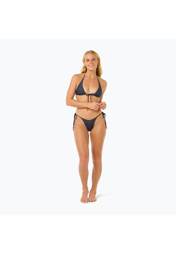 RIPCURL - Góra od stroju kąpielowego Rip Curl Dalias Denim Tri. Kolor: niebieski. Materiał: denim