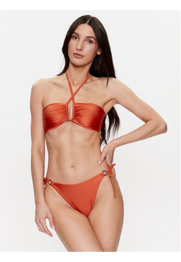 Hunkemöller Góra od bikini 200897 Pomarańczowy. Kolor: pomarańczowy. Materiał: syntetyk