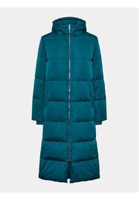 YAS Płaszcz zimowy 26023635 Turkusowy Regular Fit. Kolor: turkusowy. Materiał: syntetyk. Sezon: zima #3