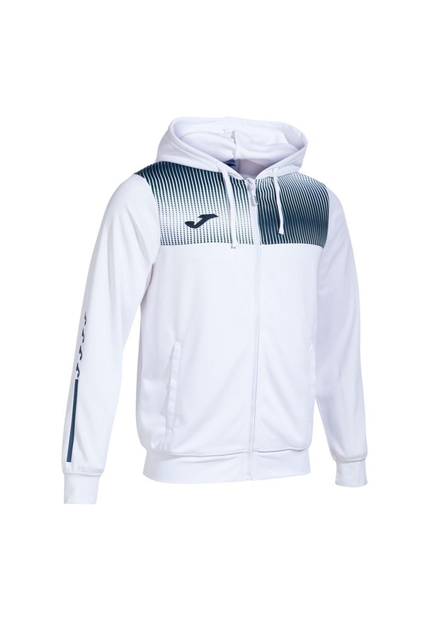 Bluza dresowa z kapturem Joma Eco Supernova. Typ kołnierza: kaptur. Kolor: wielokolorowy, niebieski, biały. Materiał: dresówka. Sport: piłka nożna