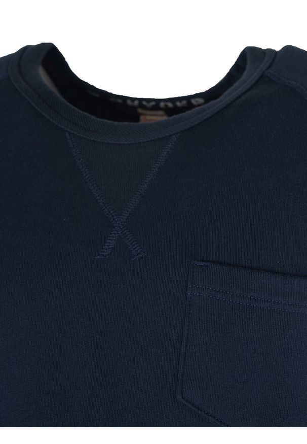 Champion Bluza | D918X6 | Mężczyzna | Granatowy. Okazja: na co dzień. Kolor: niebieski. Materiał: bawełna, poliester. Wzór: aplikacja. Styl: casual