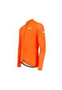 KEADA SPORTS - Męska koszulka kolarska z długim rękawem – Pomarańczowa. Kolor: pomarańczowy. Długość rękawa: długi rękaw. Długość: długie. Sport: kolarstwo