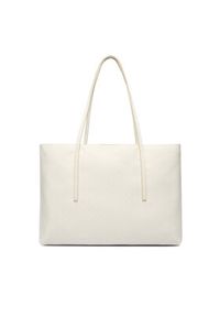 Calvin Klein Torebka Emblem Aop Tote W/ Pouch LV04F3266G Écru. Kolor: kremowy. Materiał: skórzane #4