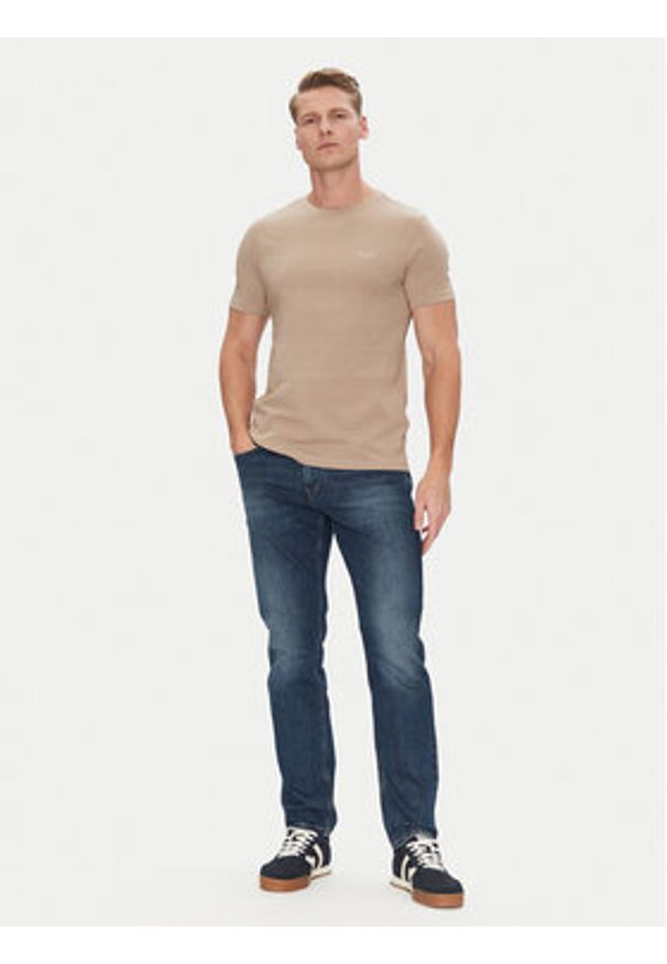 JOOP! Jeans T-Shirt 15 JJJ-32Alphis 30045926 Brązowy Modern Fit. Kolor: brązowy. Materiał: bawełna