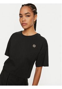 TwinSet - TWINSET T-Shirt 242TP2521 Czarny Loose Fit. Kolor: czarny. Materiał: bawełna #4