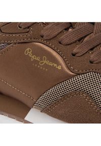 Pepe Jeans Sneakersy London W Sequins PLS31382 Brązowy. Kolor: brązowy. Materiał: materiał #3