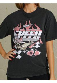 Sinsay - Koszulka Hot Wheels - szary. Kolor: szary #1