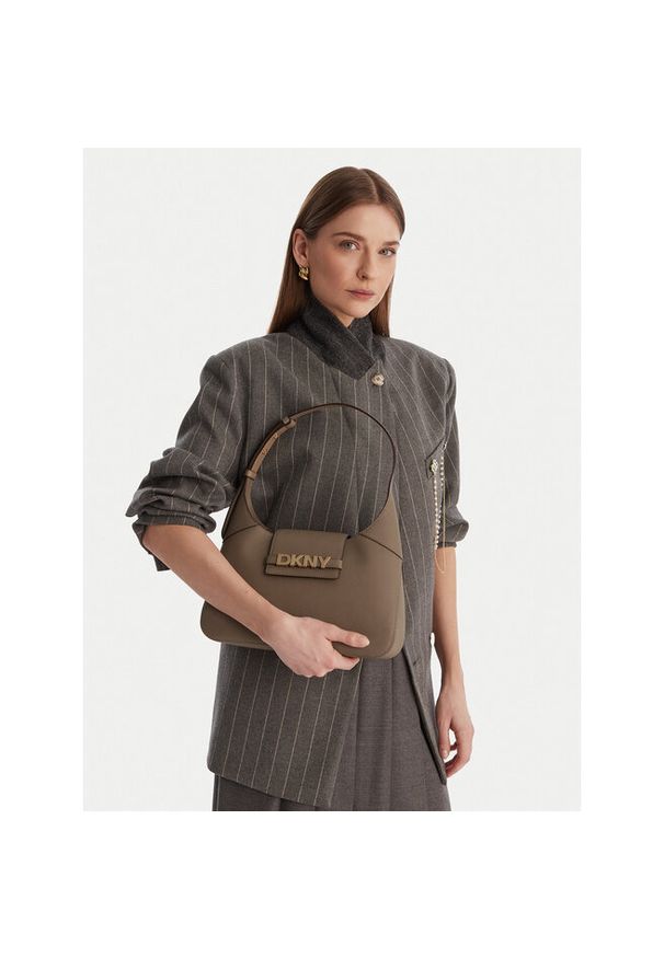 Torebka DKNY. Kolor: beżowy